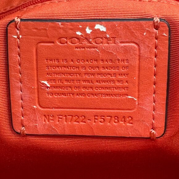 Coach Signature Coated Canvas Drawstring Carryall Bag - Picture 14 of 16